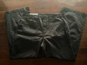 Social Standard Juliet Crop Pant Women’s Size 10 Black Pants Light Weight 34X26 - Picture 1 of 9