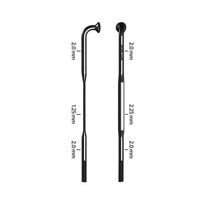 Radios Zipp CX-Sprint negros J-Bend TCS Sapim CX-Sprint negros longitud: 36+ 3 piezas - Imagen 1 de 1