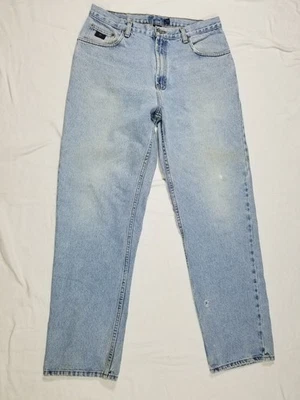 Chaps Ralph Lauren Relaxed Jeans 34x32 (32x32 Actual) Heavy Duty Work Wear  - Image 1 of 4