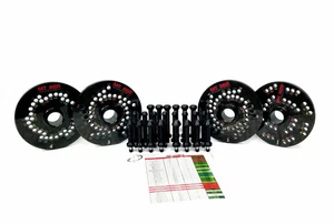 USA Made Wheel Balancer 40mm Lug Centric Pin Flange Plate System Set 4 5 6 8 Lug - Picture 1 of 2