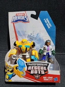 Playskool Heroes Transformers Rescue Bots Bumblebee & Doc Greene Figure - Picture 1 of 9