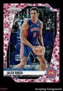 2024-25 Panini Prizm Prizms Choice Cherry Blossom #20 Jalen Duren 20/20 pistones - Imagen 1 de 2
