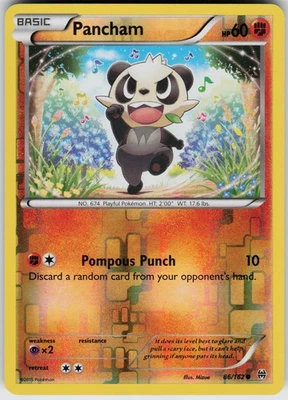 Pokemon Pancham 86/162 XY - BREAKthrough Common card - Image 1 of 2