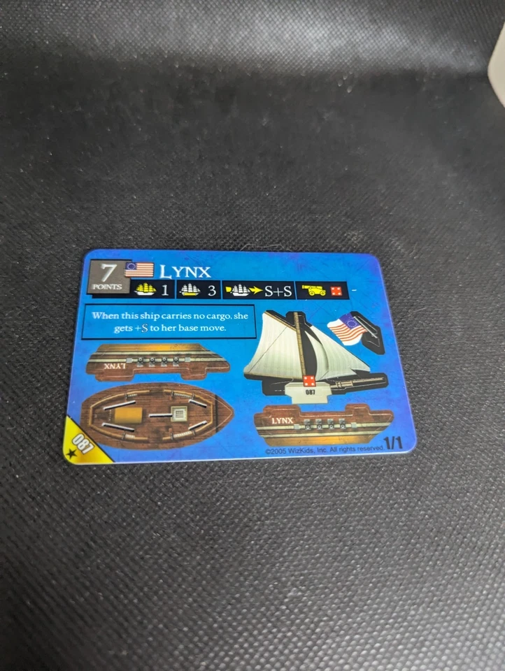 Pirates Wizkids CSG LYNX Unpunched Revolution Rare - Unpunched  - Image 1 of 2