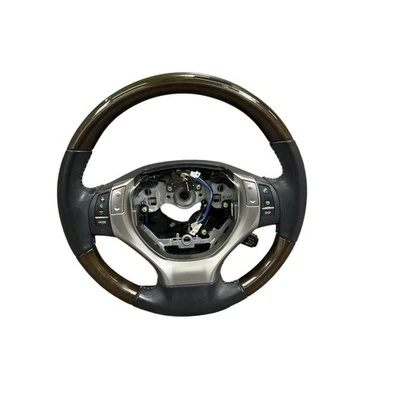 2014 Lexus Es350 Steering Wheel Black Leather / Wood Factory OEM Replacement Foto 1 de 4