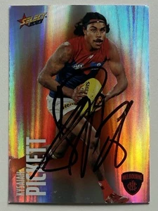 Kysaiah Pickett Signed 2023 AFL Select Colour Spots Melbourne Demons - Picture 1 of 1