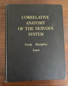 Correlative Anatomy Nervous System Crosby 1962 Neuroanatomy HC Medical 1st Ed. - Bild 1 von 17