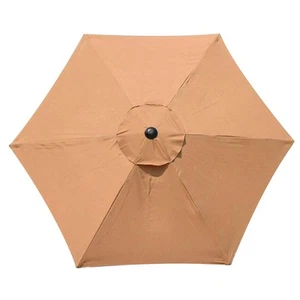 10Ft Patio Umbrella Replacement Canopy 6 Ribs, Outdoor Umbrella Canopy with 6... - Picture 1 of 7