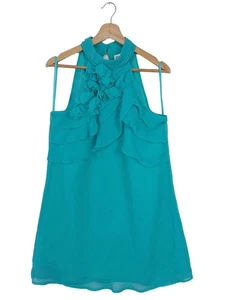 VERO MODA Top estilo halter Mujeres Top Talla EU 36 turquesa look casual - Imagen 1 de 5