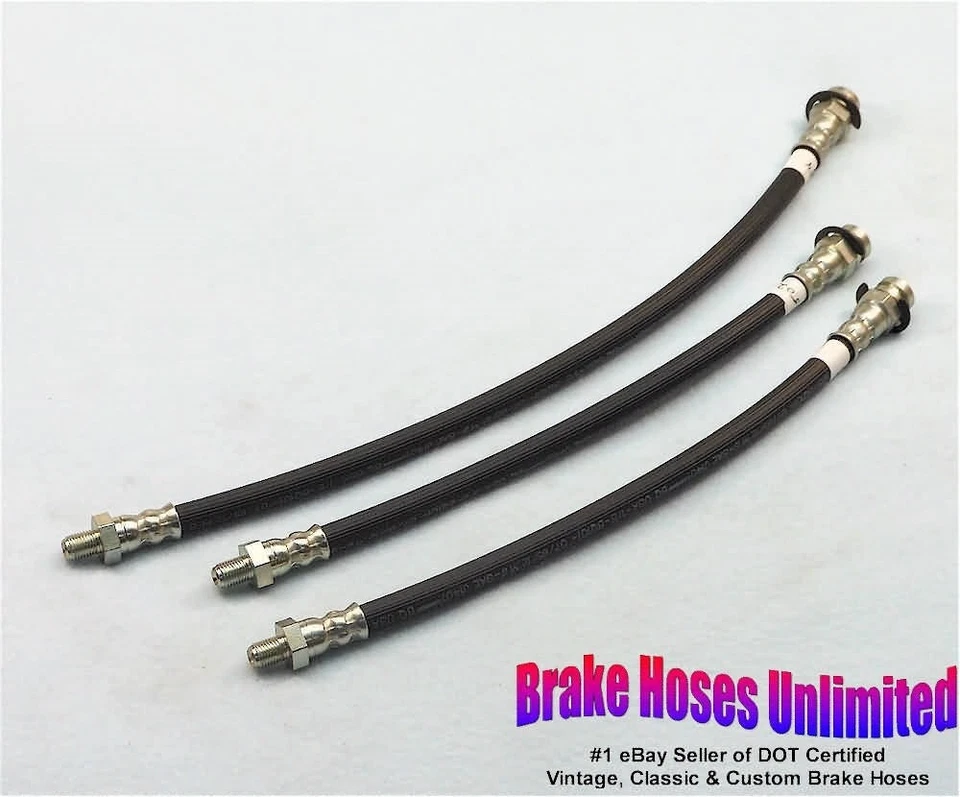 КОМПЛЕКТ ТОРМОЗНЫХ ШЛАНГОВ Chrysler Windsor, C25W, C28W, C34W - 1940 1941 1942 - Изображение 1 из 1