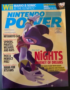 Nintendo Power Magazine Volume 216 Nights with poster Shigeru Miyamoto Profile - Imagen 1 de 17