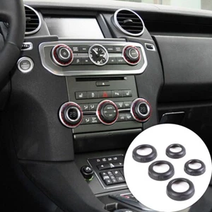 For Land Rover Discovery 4 2010-2016 Volume Air Conditioning Knob Trim Cover ABS - Picture 1 of 7