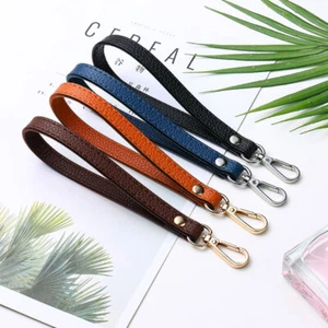 PU Leder Ersatz Handschlaufe für Clutch Wristlet Geldbörse 12 Farbe $ - Picture 1 of 45