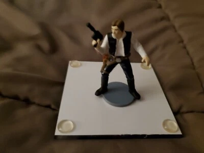 Star Wars HAN SOLO PVC Toy Figure Applause Lucasfilm 1997 CAKE TOPPER  - Image 1 of 3