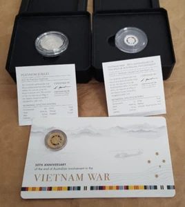 2022 50 Cent Silver Proof Coin+2023 $2 ‘C’ Mintmark Silver+ 2023 Coloured $2 50t - Picture 1 of 10