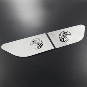 2x Stainless Steel Accessory for Scania R Series Polished Wing Decorations - Picture 1 of 3