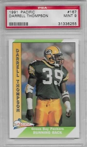 1991 Darrell Thompson PSA 9 Pacific #167 Green Bay Packers - Picture 1 of 1