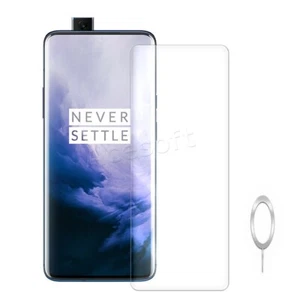 Tempered Glass Screen Protector Film & Pins f T-Mobile OnePlus 7T Pro 5G McLaren - Picture 1 of 1