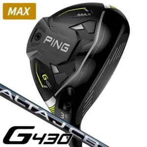 PING G430MAX Fairwaywood 3/5/7W 21deg RH ALTAJCB Black graphite Flex S HC New - Picture 1 of 7