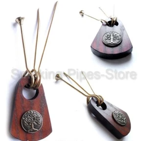 "Geroglifico Tolkien" 3 ACCESSORI PULIZIA SET pipe tabacco tappo spina raschietto" - Foto 1 di 5