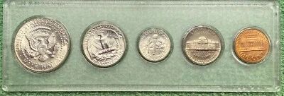 1964-D KENNEDY HALF MINT SET - UNC - IN HOLDER - L@@K AT PICTURES!!!!!  #6717 - Image 1 of 2