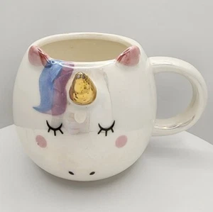 Kaffeebecher Einhorn Regenbogen irisierend träumend pastell Mädchen Teen Geburtstag Geschenk - Bild 1 von 12