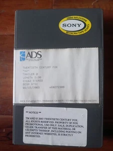 20th Century Fox "X2" Teaser Trailer D BETACAM Master / Demo Tape - Picture 1 of 4