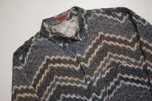 Missoni Abstract Multicolor Men's Shirt 48 Made In Italy - Picture 1 of 5