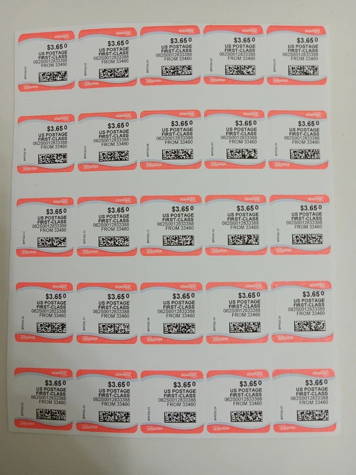 Discount Holiday Stamps Buy 4 Sheets Of  $3.65 Cent Stamps  Get One Sheet Free. - Image 1 of 1