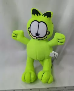Lime Green Garfield Plush Cat 9 Inch Toy Factory Stuffed Animal Toy - Picture 1 of 10