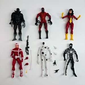 Marvel Legends action figure lot Black Panther Carnage Spider-Woman Spider-Man + - Picture 1 of 8