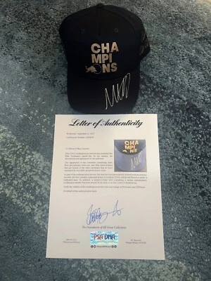Chapéu Red Bull Racing Champions oficial assinado por Max Verstappen PSA/DNA - Imagem 1 de 4