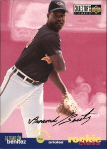 1995 Collector's Choice Silver Signature Baseball Card #4 Armando Benitez