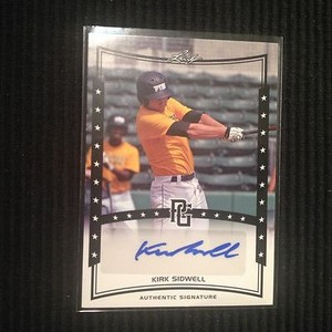 2014 LEAF PERFECT GAME KIRK SIDWELL *BLACK AUTO/AUTOGRAPH/SIGNATURE*