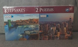 Keepsakes 2er Set Puzzles New York Niagarafälle 1000 Stück je neu - Bild 1 von 7