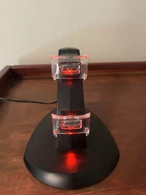 Microsoft Xbox 360 Dual Controller Charging Dock (Black) 037-011 – Tested - Image 1 of 4