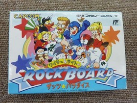 Famicom Software Model Wily Light S Rock Board (With Box And Manual) Capco FM845