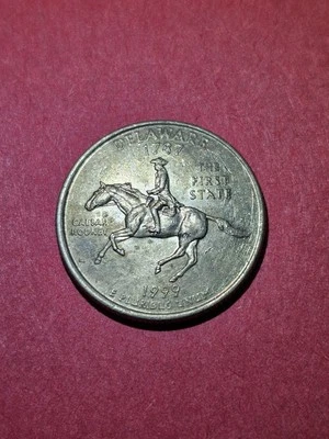1787-1999P DELAWARE STATES QUARTER, Mint Mark Error, Motto & Die Errors! - Image 1 of 4