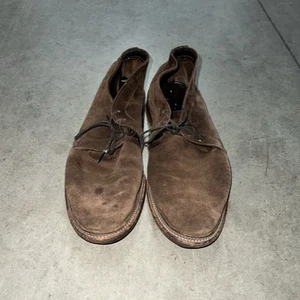 Alden 10 braune ungefütterte Wildleder Chukka Stiefel 1492 Leydon Last - Bild 1 von 10