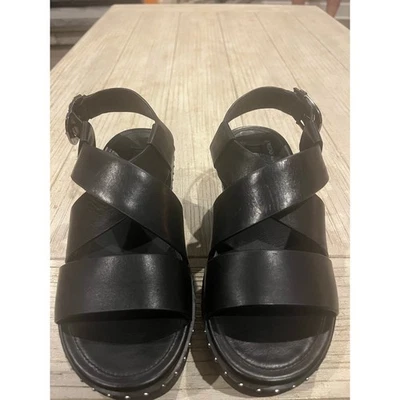 Sandalias FitFlop para mujer Pilar negras con cordones talla 5 suela con tachuelas Foto 1 de 4
