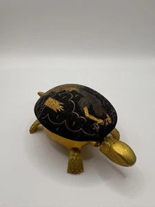 BOJ Eibar Espana Damascene Turtle Hotel/Desk Bell Flamenco dancer Spain 1950's - Picture 1 of 13