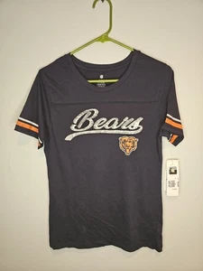 NFL Teens Apparel Chicago Bears Football Junior’s Gr. L 11/13 T-Shirt Navy Blau - Bild 1 von 7