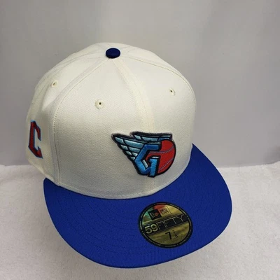 New Era Myfitteds Cleveland Guardians "Dotonbori Glico Running Man" Hat  7 7/8 - Image 1 of 4