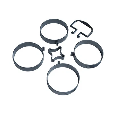  1 Set Strumento antiaderente per frittura di uova Strumento in alluminio Fondo - Immagine 1 di 4