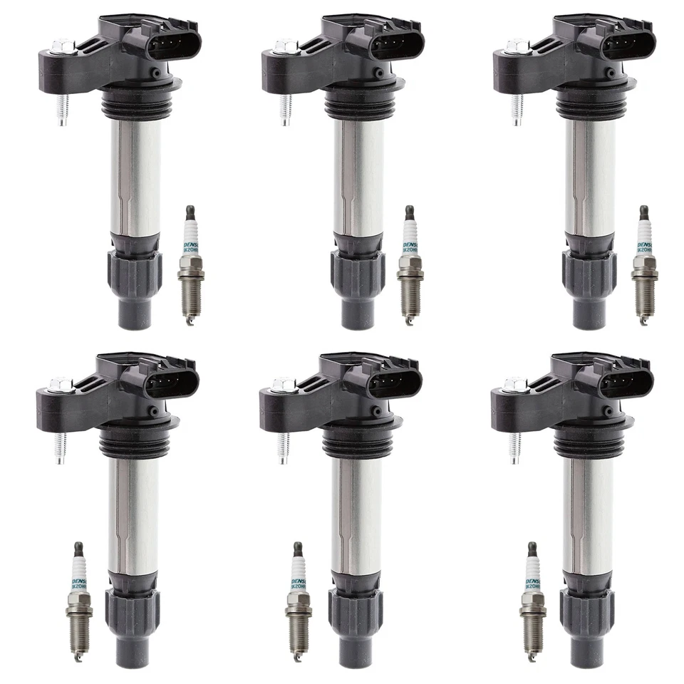 Kit de 6 bobinas de encendido Denso y 6 bujías de iridio para 9-5 SRX 2.8 V6 Foto 1 de 1