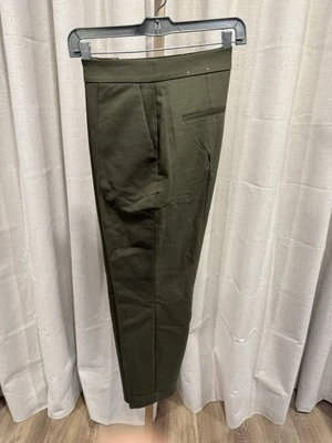 Women’s Express Ankle High Rise Stretch - Olive Green - size 8 Regular - NWT - Image 1 of 4