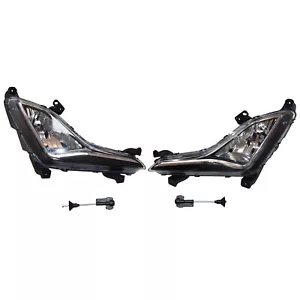 1 Pair Front Bumper Driving Fog Lights Lamps For Hyundai Elantra Gt 2013-2017 - Bild 1 von 11