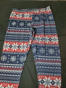 No Boundaries Junior Schneeflocke Winter Urlaub Leggings Größe Large 11-13 gebraucht - Bild 1 von 10