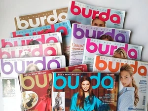 Set 12 Burda 2009 (1,2,3,4,5,6,7,8,9,10,11,12) magazines Russian Vintage - Imagen 1 de 9