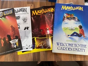 Marillion Welcome To The Garden Party Programme Plus Poster And Inserts - Imagen 1 de 5